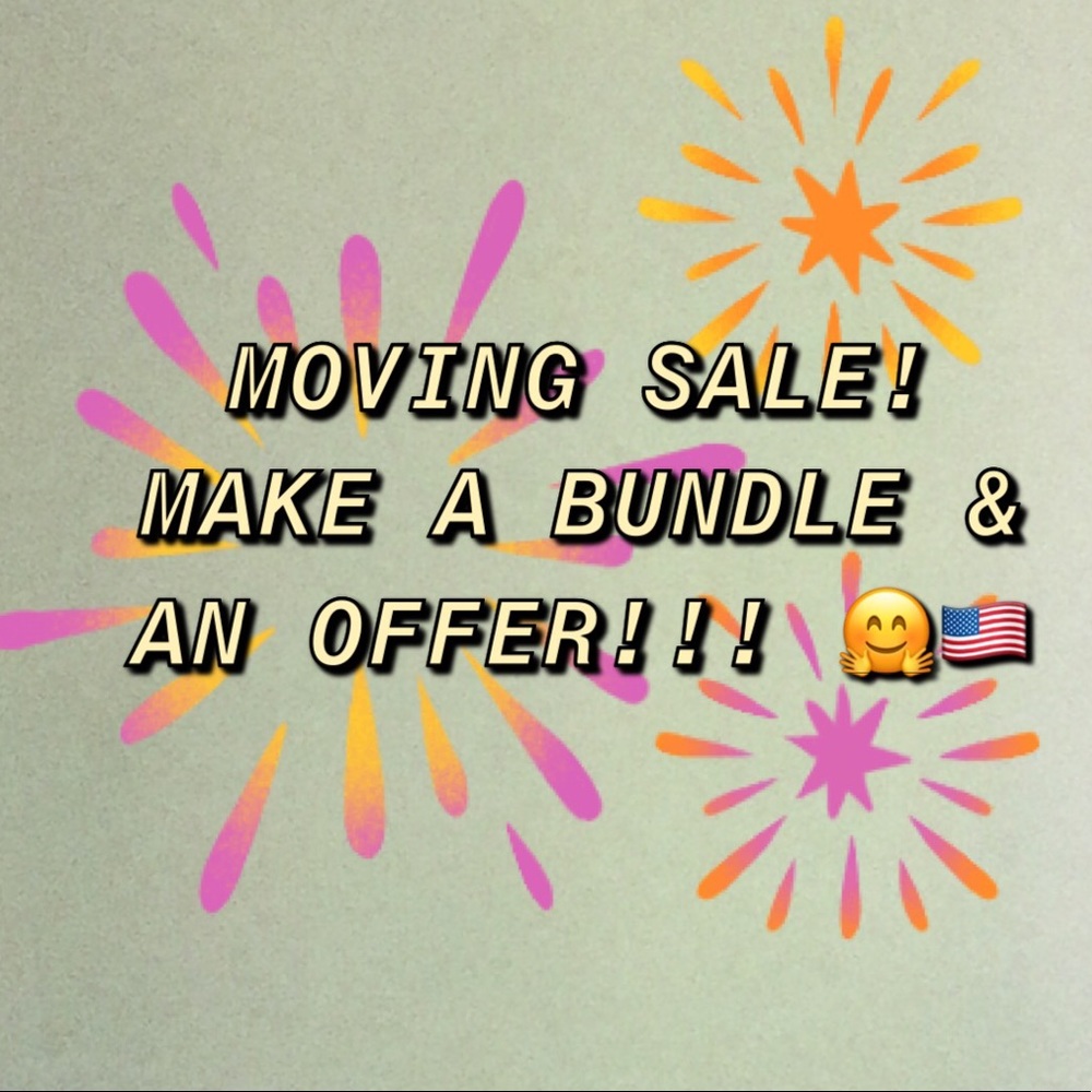 Moving sale